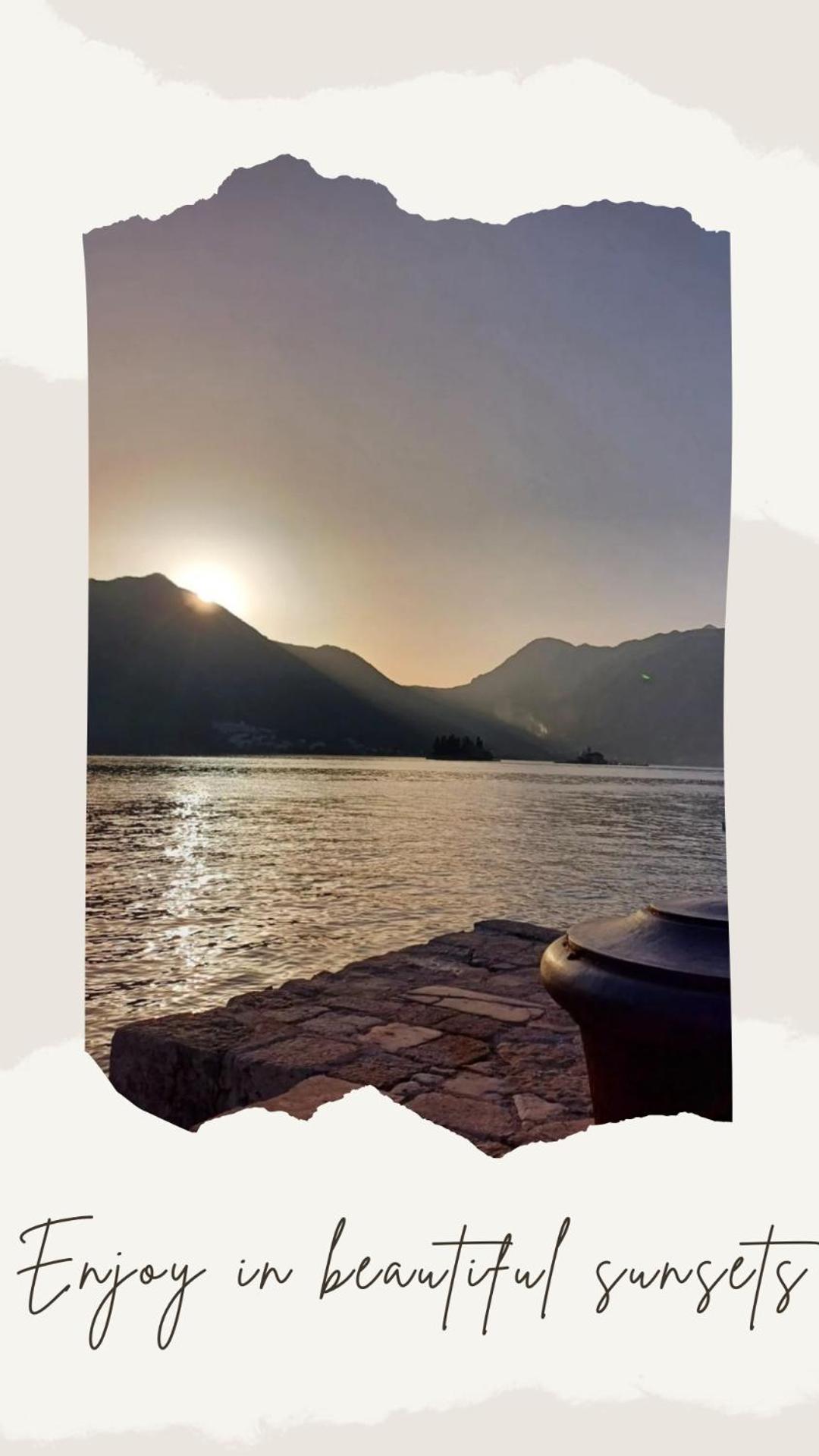Apartments Visit Perast Bagian luar foto