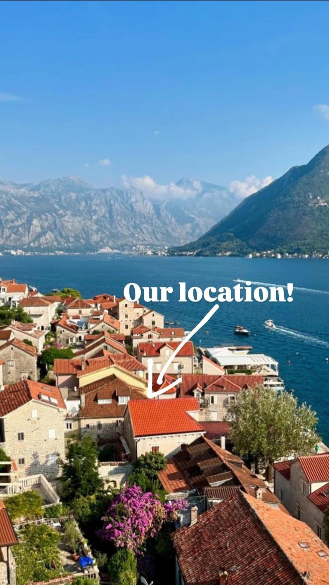 Apartments Visit Perast Bagian luar foto